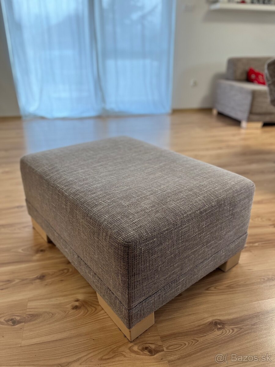 Sedacia súprava - gauč | ležadlo | taburetka | vankúše - 6