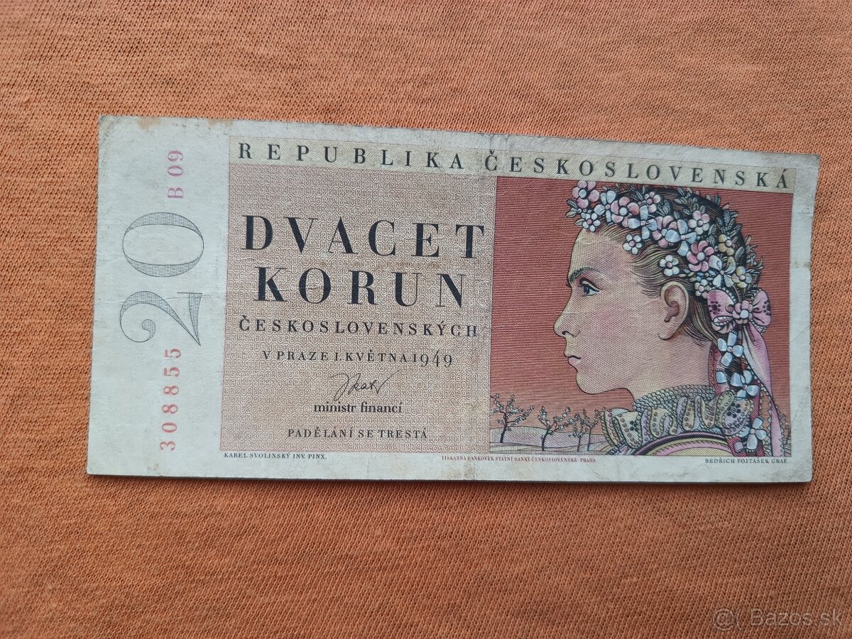 Bankovky ČSR - 8 - 6