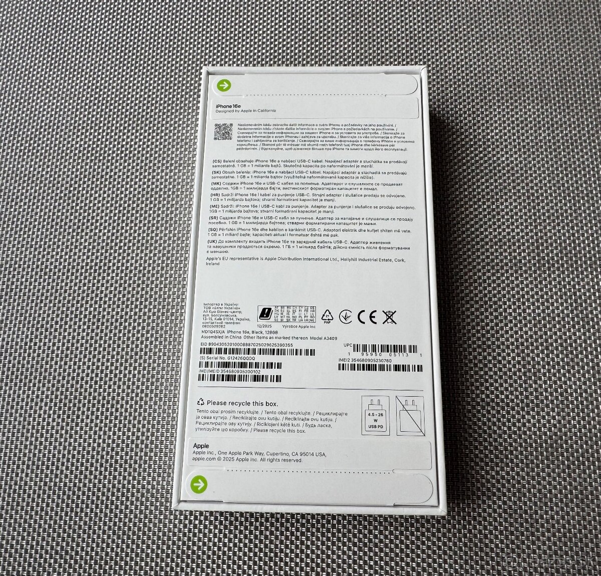 iPhone 16e 128GB Black - NOVY - 6