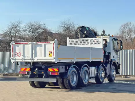 IVECO TRAKKER Sklápač + HDS + PILOT 8x4 TOP STAV - 6