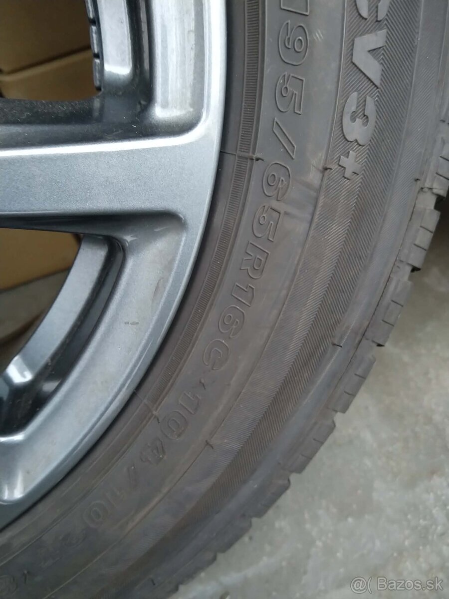 Alu 5 x 118 R 16 + letné pneu. - 6