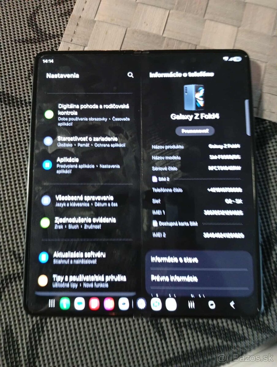 Predám/Vymením samsung Z FOLD 4 - 6