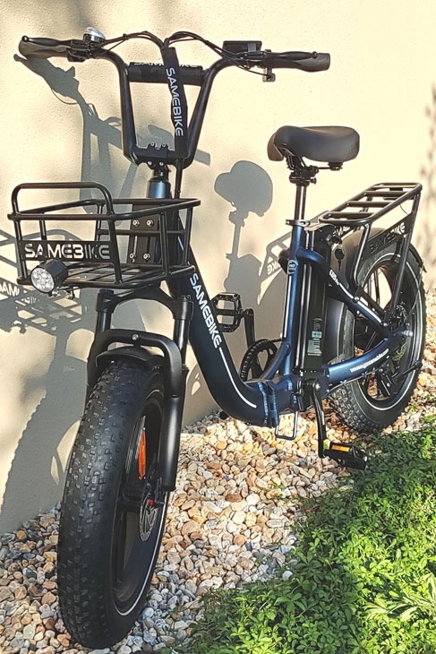 Elektrický skladací e-bicykel FATBIKE ALU rám 500W motor 36V - 6