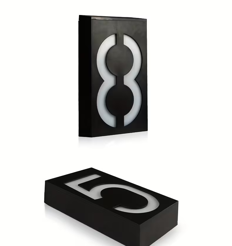 Solárne LED číslo domu - 6