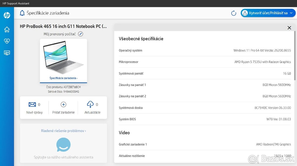 HP ProBook 465 G11 16" - v zaruke - 6