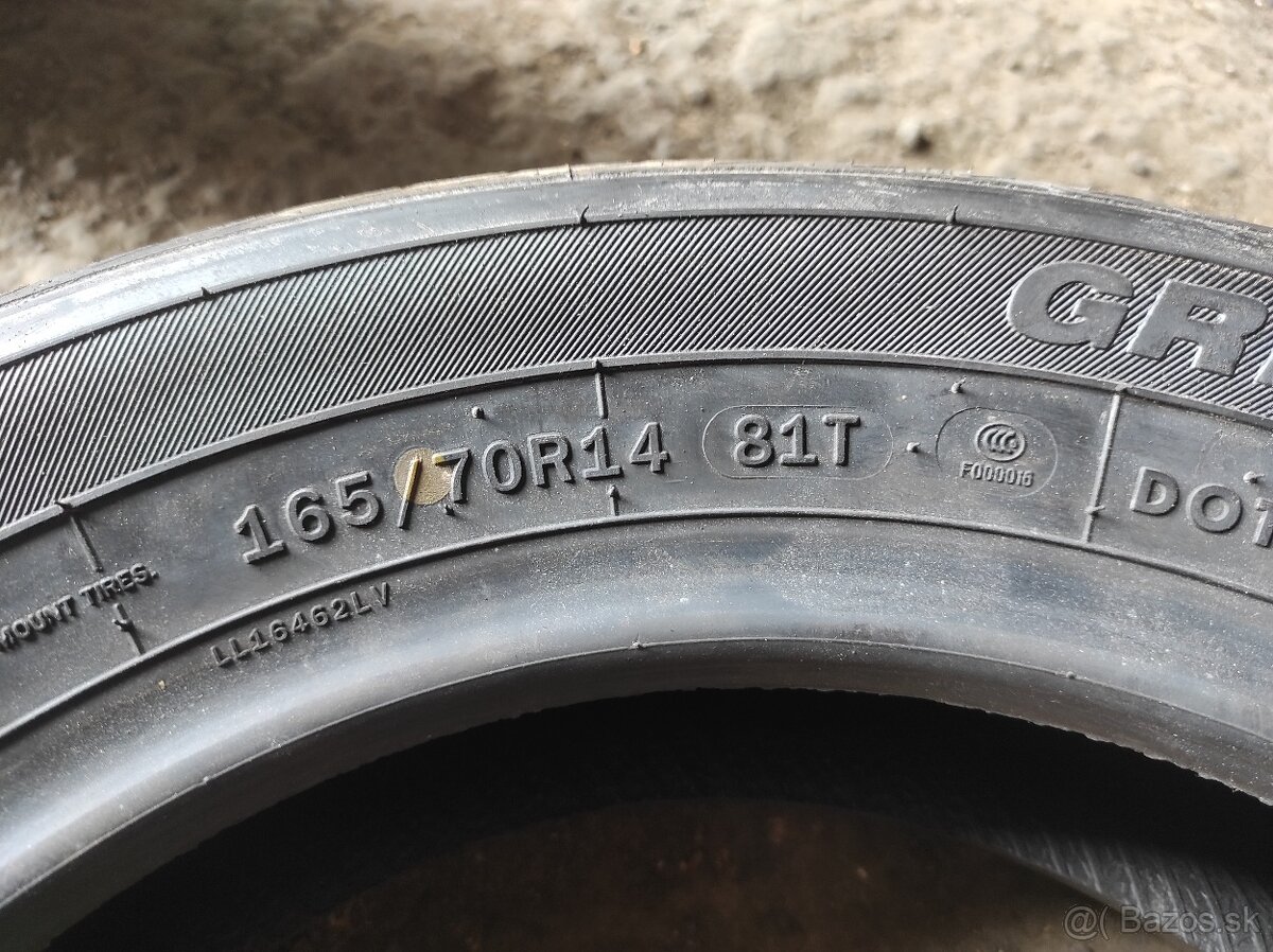 Letne pneu 165/70 R14 4ks - 6