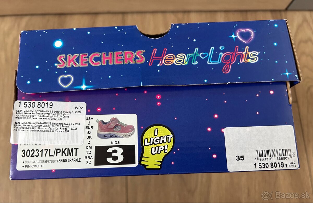 Svietiace tenisky Skechers veľ. 35 - 6