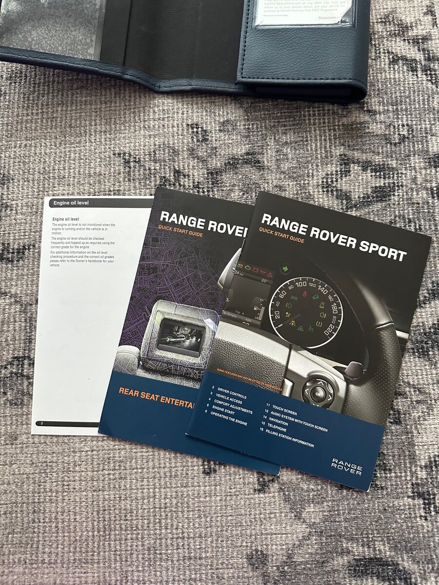 Príručka Range Rover Sport L320 - 6