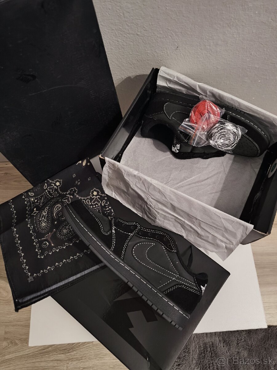 Jordan 1 Low x Travis Scott Black Phantom ⚫⚪🖤 - 6