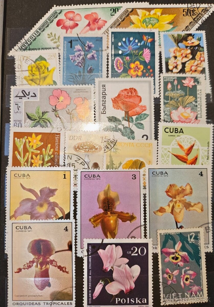 Poštové známky 1 - 6