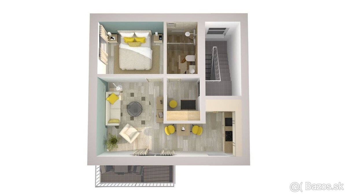 Na predaj nové apartmány v Turčianskych Tepliciach – pešia d - 6