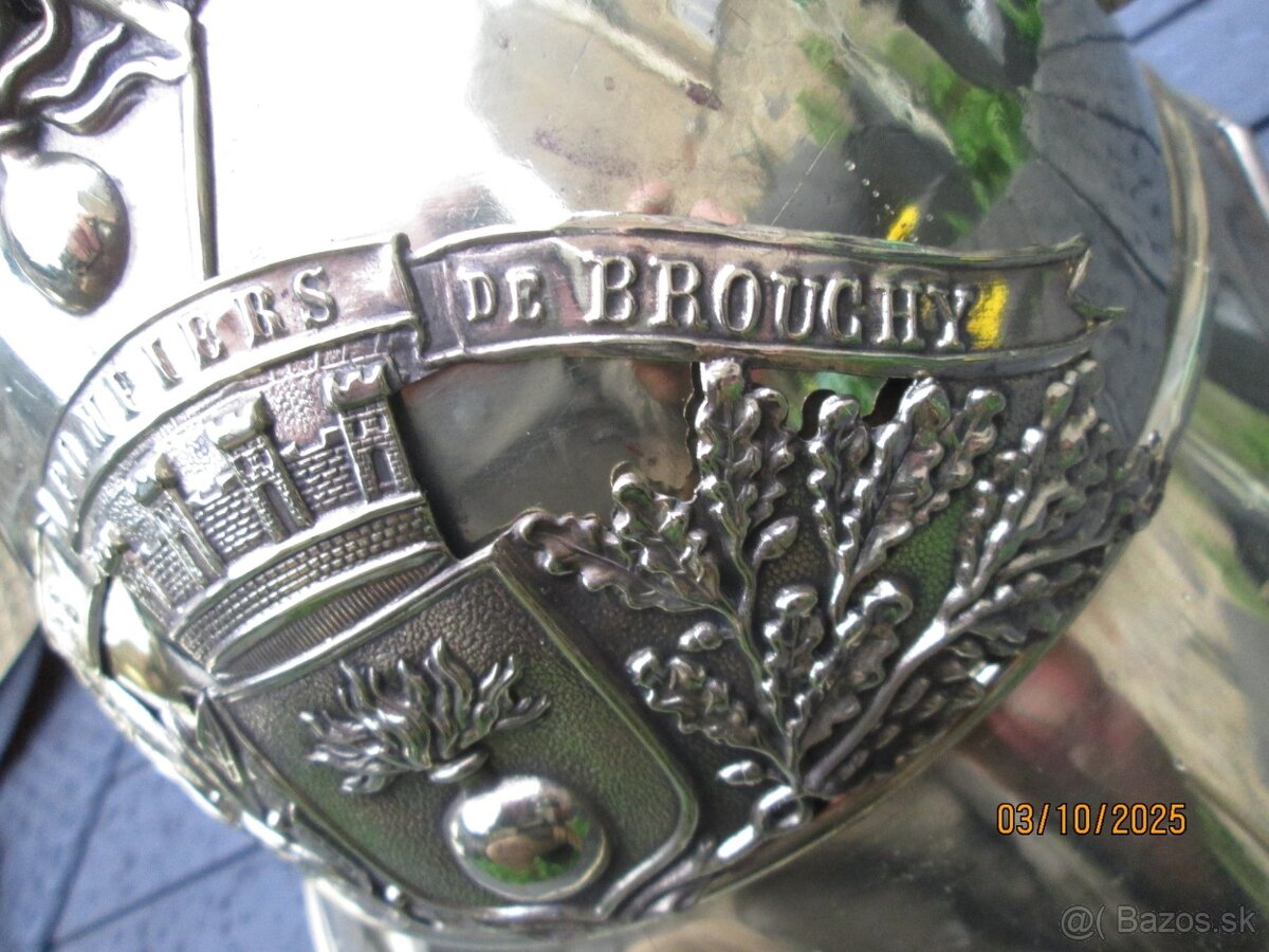 Hasičská prilba Brouchy 80 z roku 1885 - 6