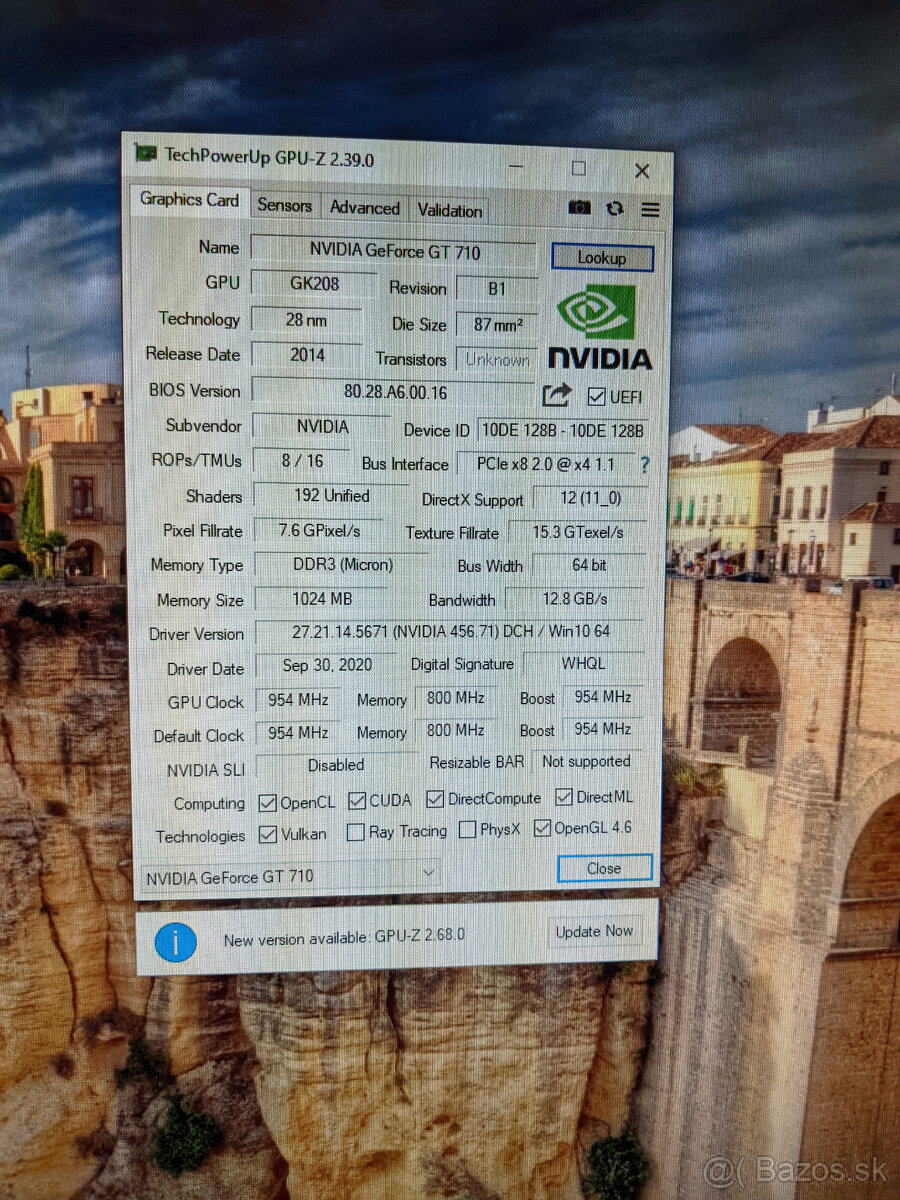 Grafika NVIDIA GeForce GT 710, 1Gb GDDR3 - 6