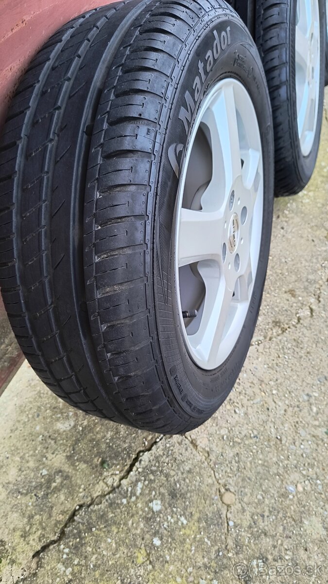 Disky Enzo 4x108 R15 + letné pneumatiky 195/60R15 - 6