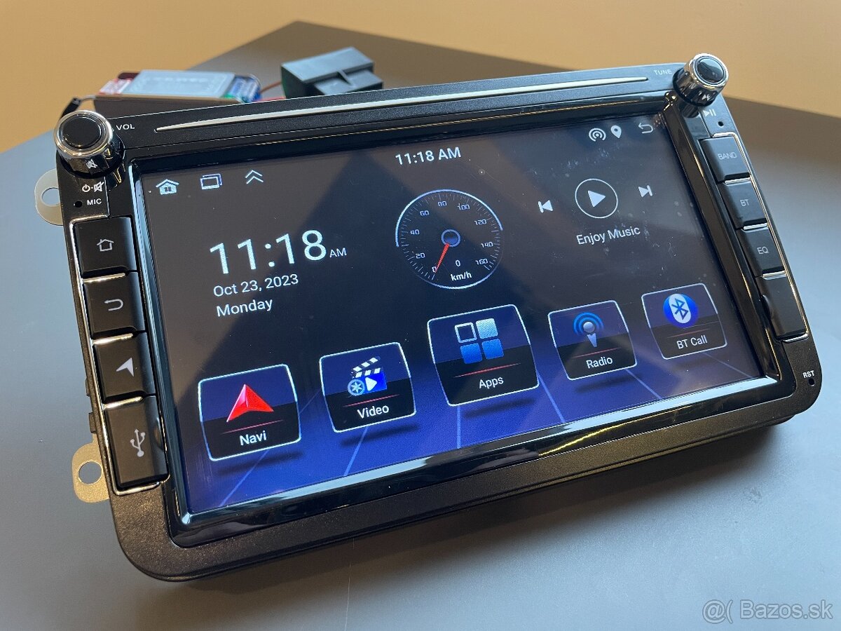 VW, SEAT, ŠKODA 8” 2DIN ANDROID autorádio, CARPLAY 1GB+32GB - 6