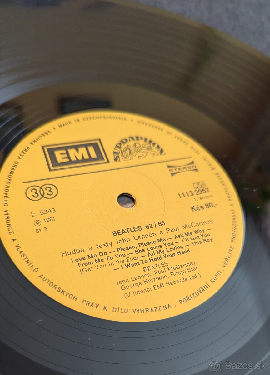 The Beatles - 62/65 LP 1981 Supraphon / EMI EX- - 6