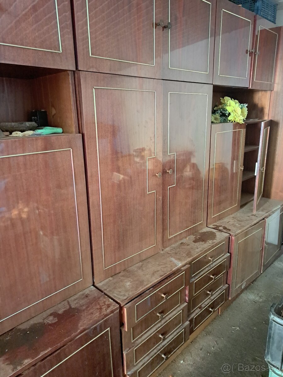 Antik obývacia stena - 6