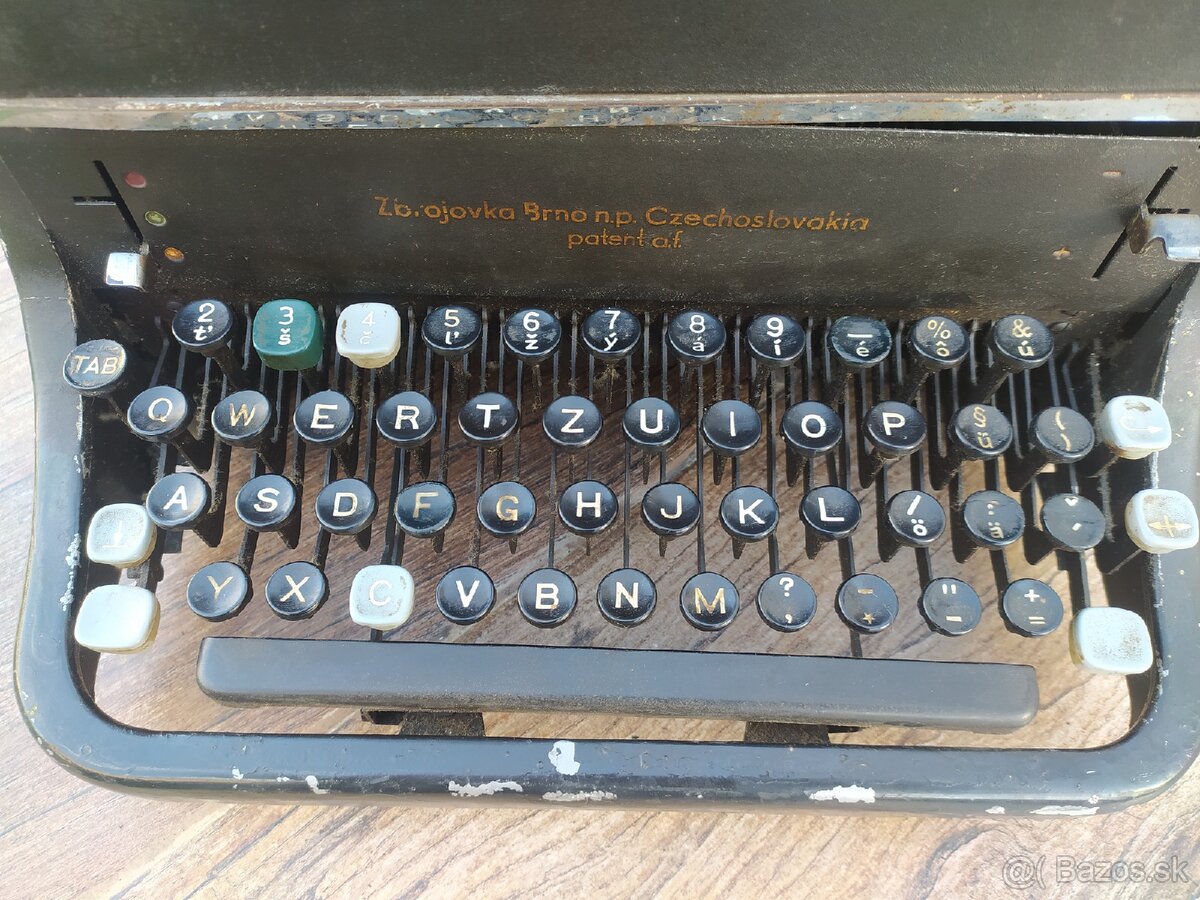 Zbrojovka Brno Historický písací stroj. - 6