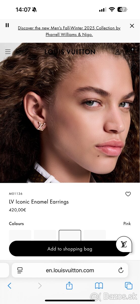 Louis Vuitton Iconic Enamel náušnice - 6