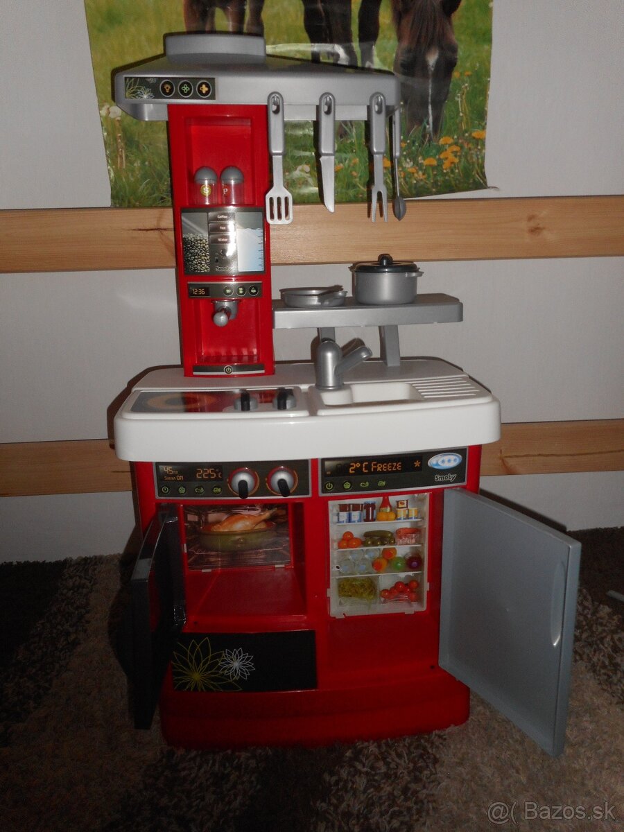 Detská kuchynka Smoby + detské riadiky - 6
