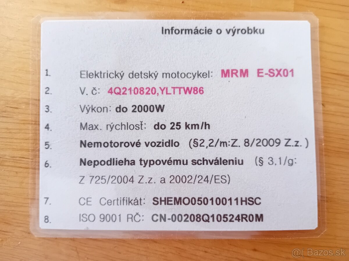 Elektrická motorka - 6