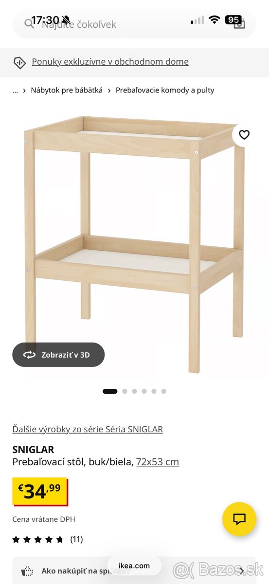 Prebaľovací pultík + príslušenstvo - 6