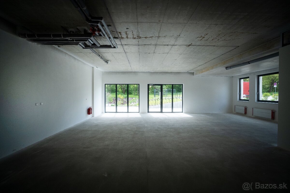 Obchodné priestory 127,55 m² v projekte Pod Zábrehom II (BD - 6