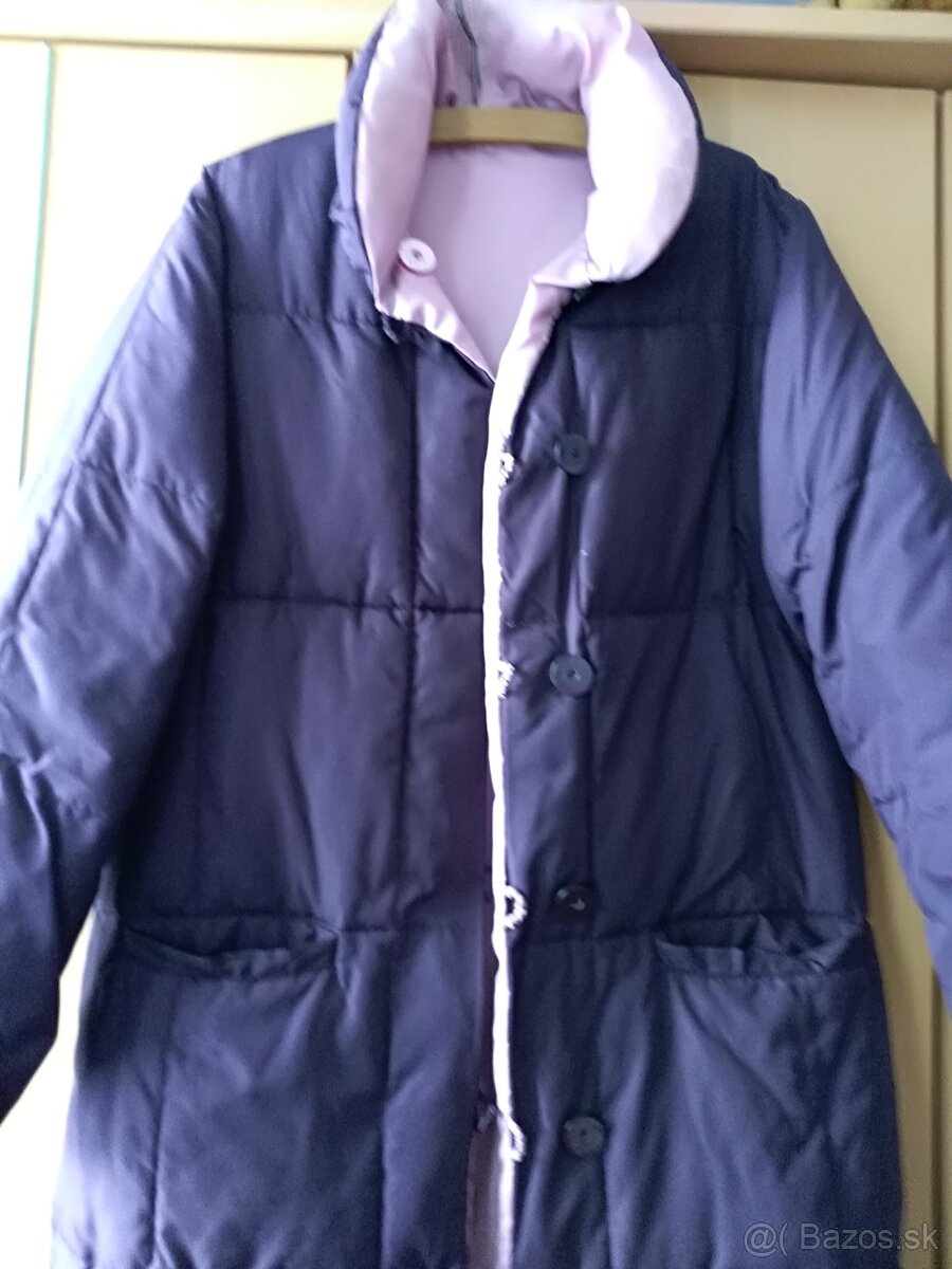 dlhý vetrovkovy kabát - - 6