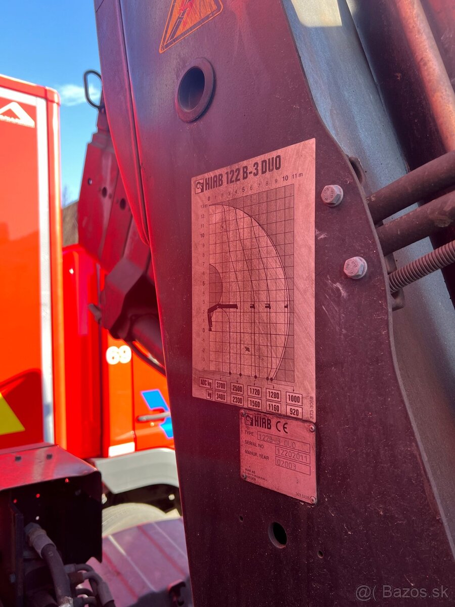 Predáme nosič kontajnerov MB Actros, 6x4,s HJAB 122B-3 DUO - 6