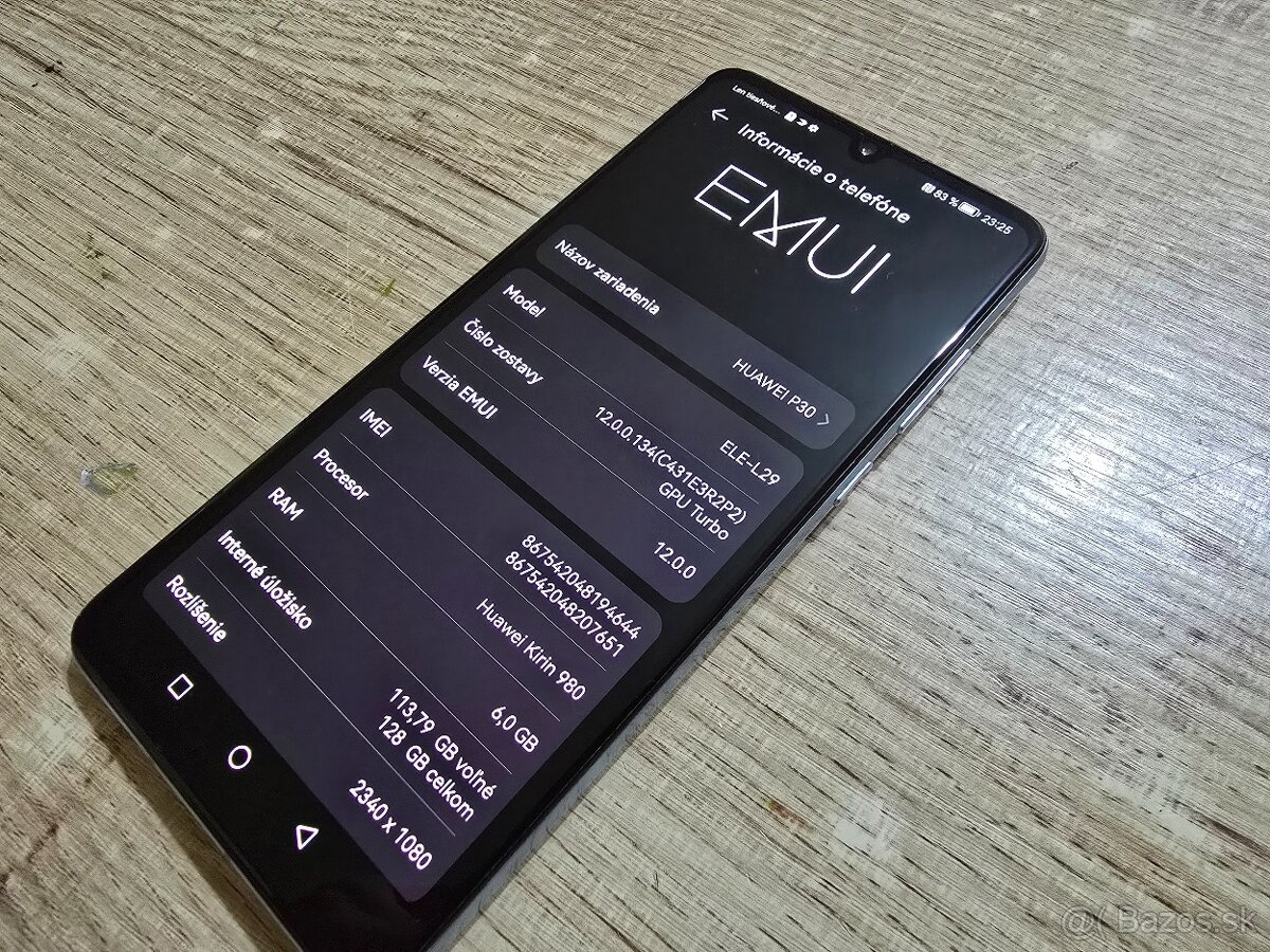 Huawei P30 128gb v super stave ma krasny Amoled displej bez - 6