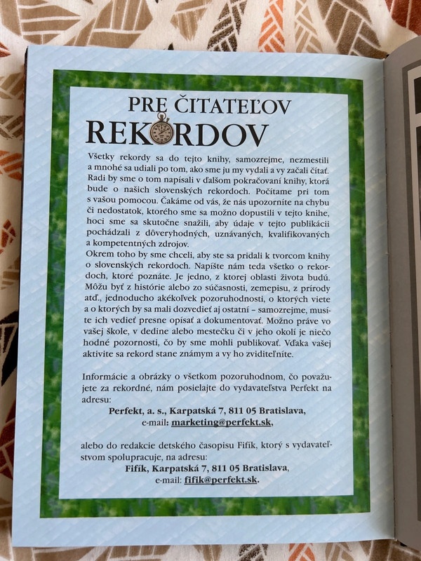 Svetové rekordy - Stefanno Sibella - 6