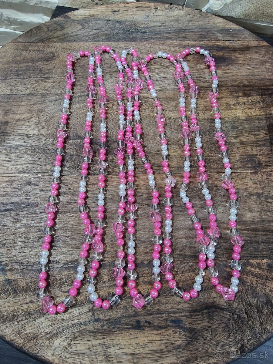 Venčeková slávnosť - korálky, náhrdelnik na gumičke - 6