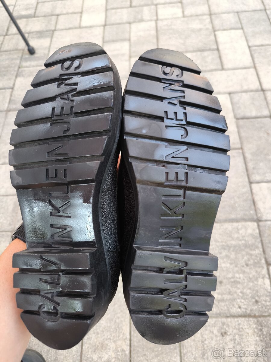 Calvin Klein dámske kožené čižmy , veľkosť 38 - 6