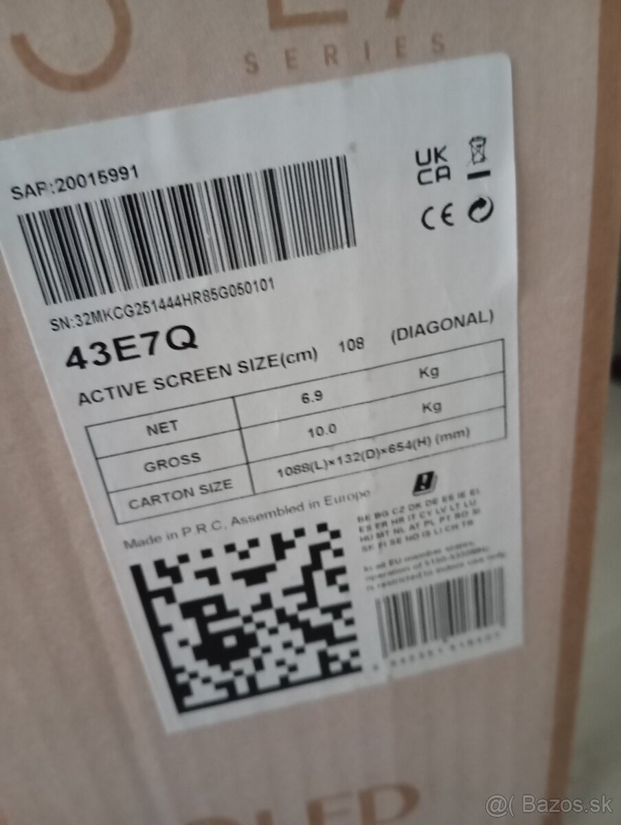 Qled 4k Tv Hisense 43e7q - 6