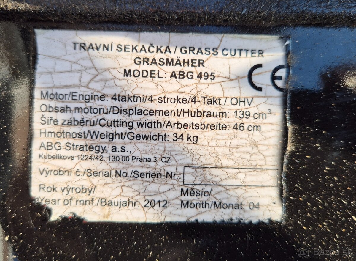 Kosačka ABG 495 s pojazdom - 6