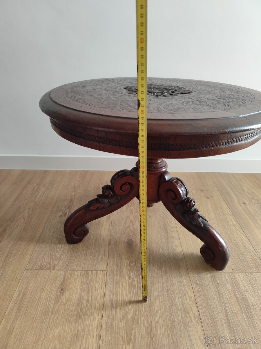 Starožitný stôl z masívu - 6