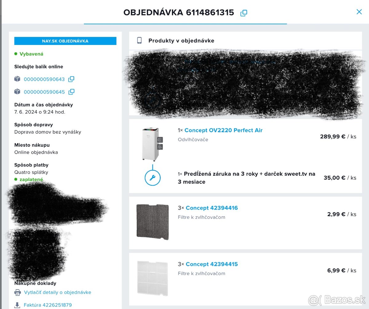 Concept OV2220 perfect air +3 uhlíkový filter + 3 prachový - 6