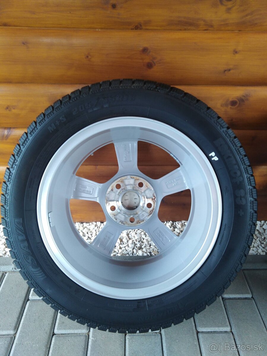 Predám originál disky audi a3 205/55 R16 - 6