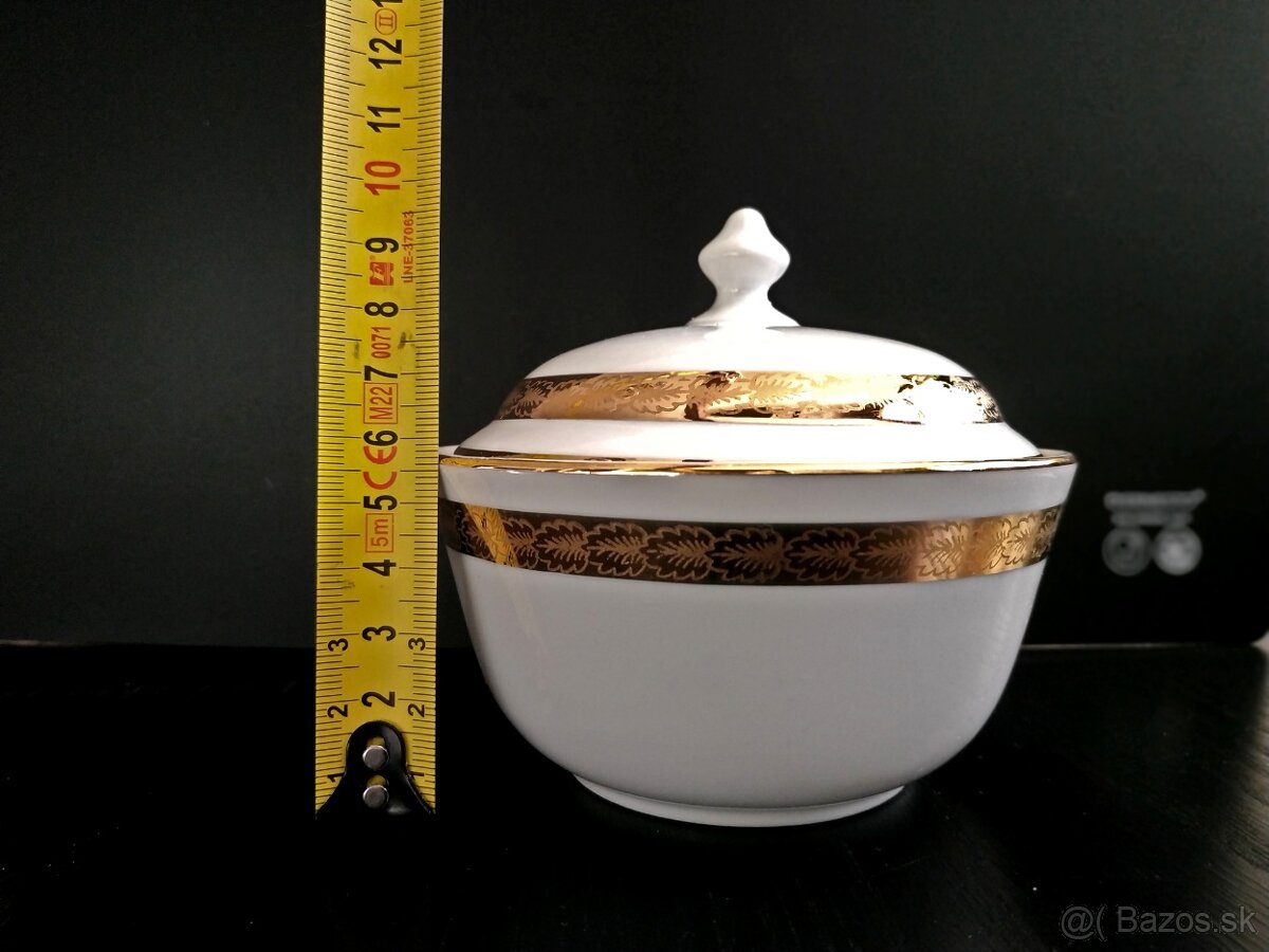 Luxusná čajová súprava z porcelánu, ČSSR - 6