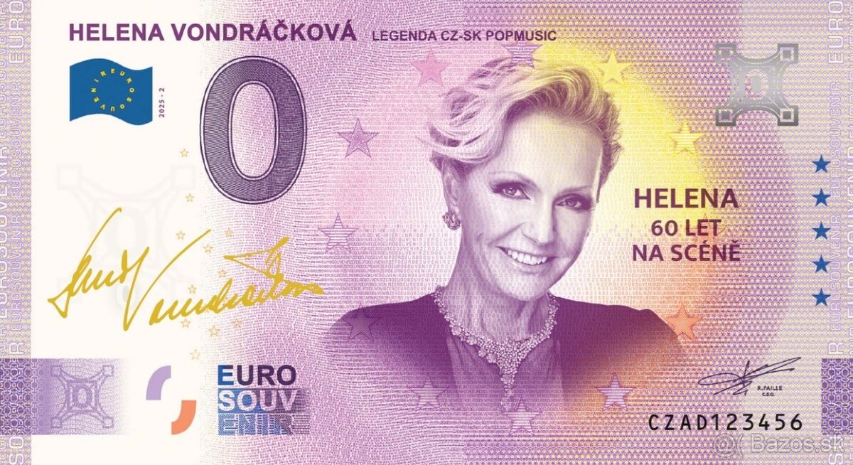 0 € / 0 euro souvenir bankovky HELENA VONDRÁČKOVÁ - 6