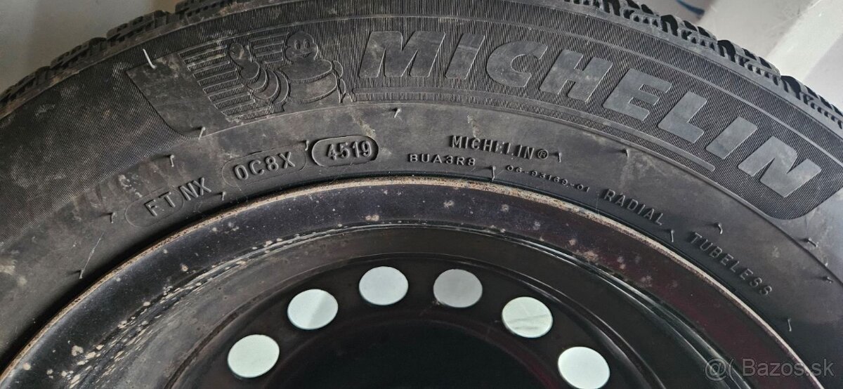 Predám zimné pneumatiky Michelin na diskoch - 6