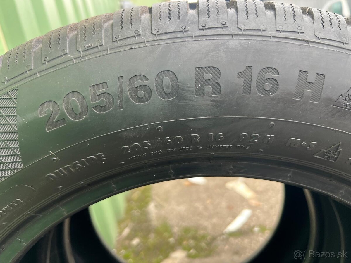 Zimné pneumatiky continental 205/60r16 - 6