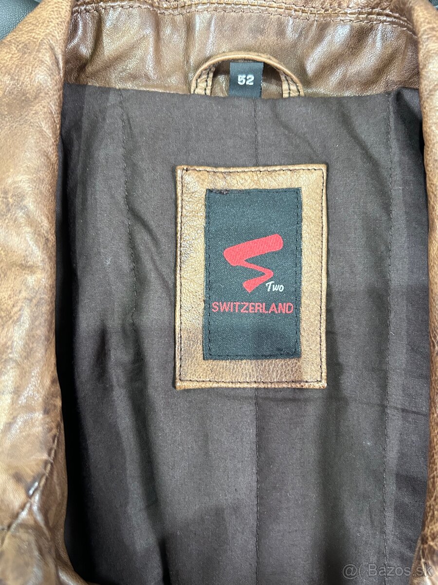 Pánska kožená bunda Two Switzerland - 6