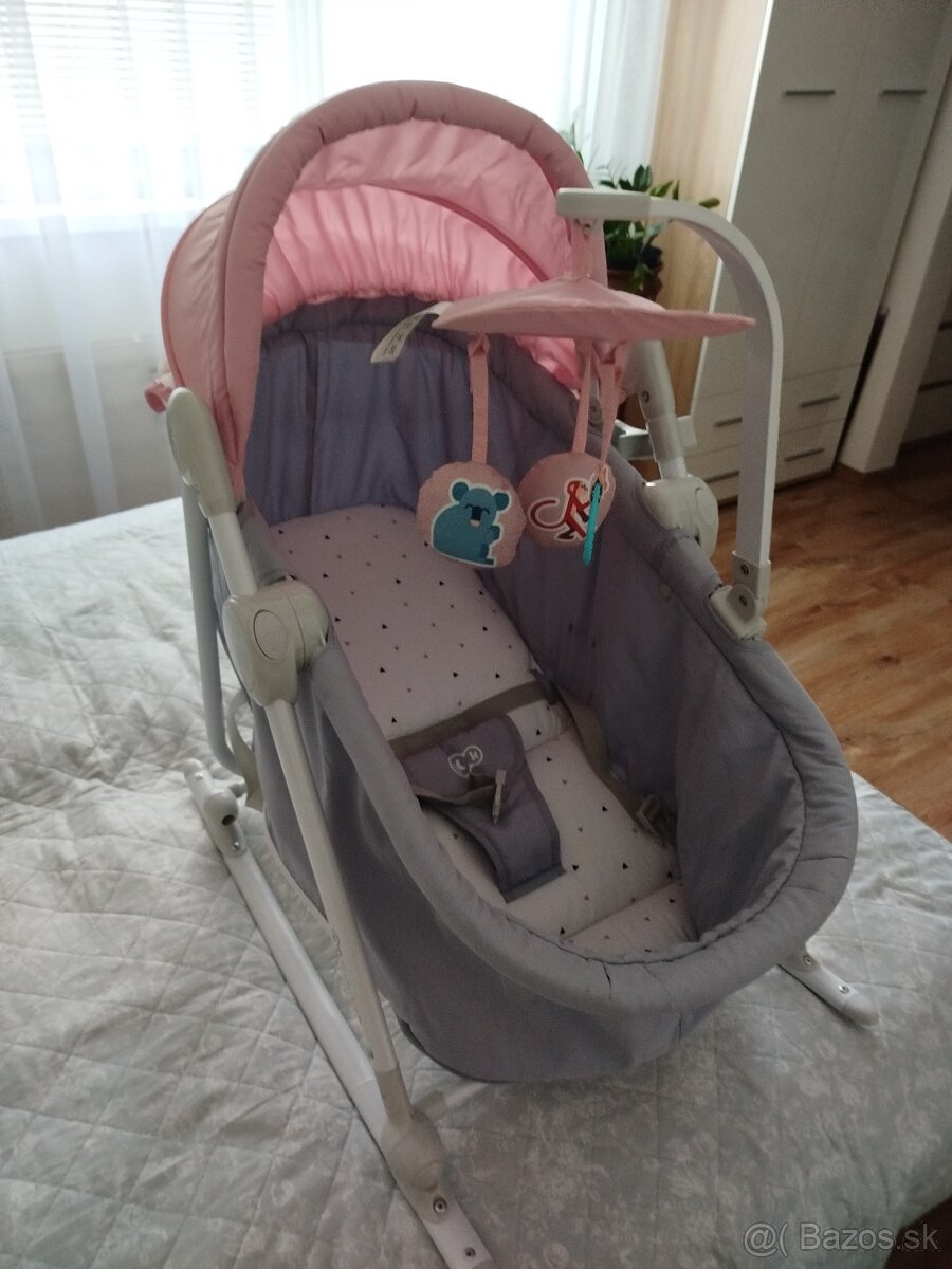detská postieľka, hojdačka,stolička - 6