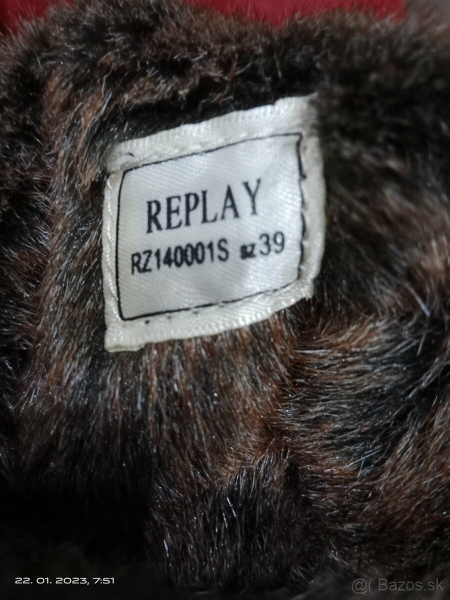 Kožušinové čižmy zn. REPLAY - 6