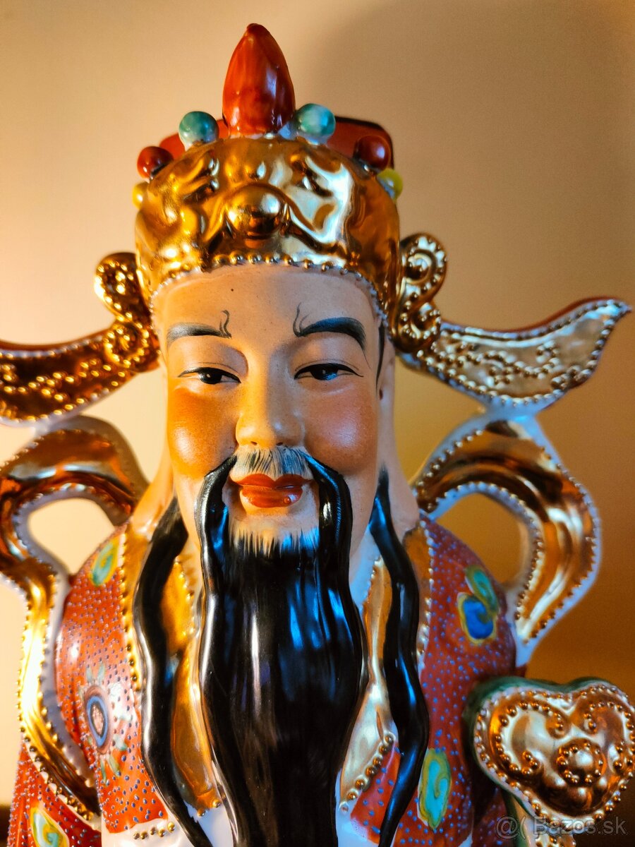 3 čínske sochy porcelán - 6