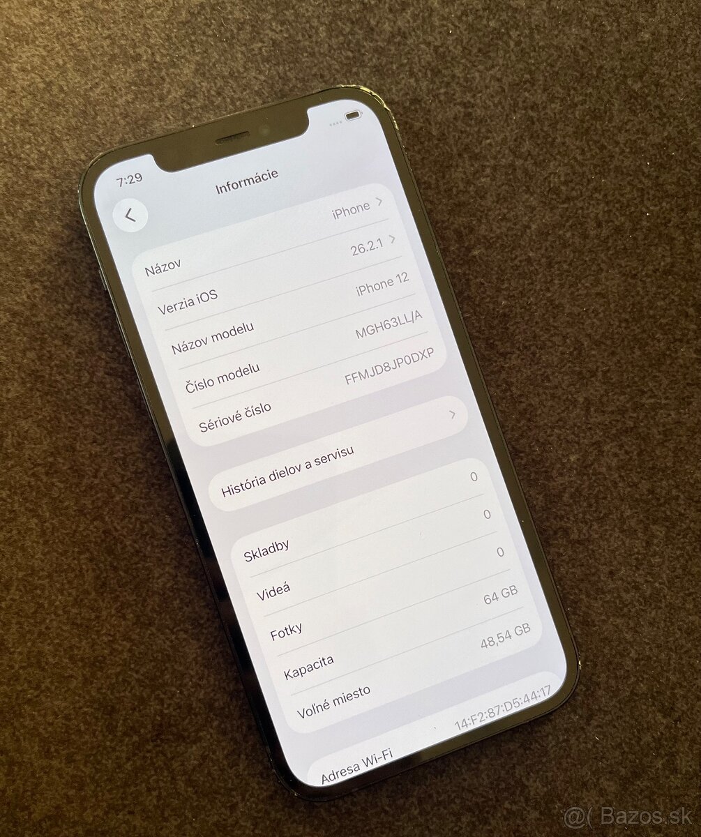iPhone 12 64GB black - 100% batéria - 6