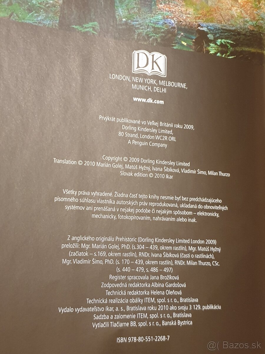 Encyklopédia PREDHISTÓRIA, IKAR, DK - 6