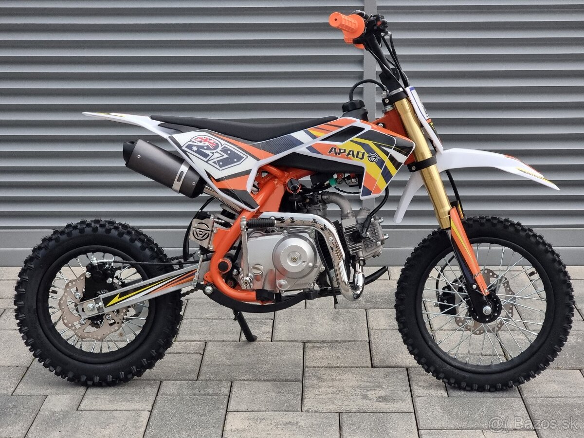 Pitbike 125ccm 12/14kolesá el.štart automat - 6