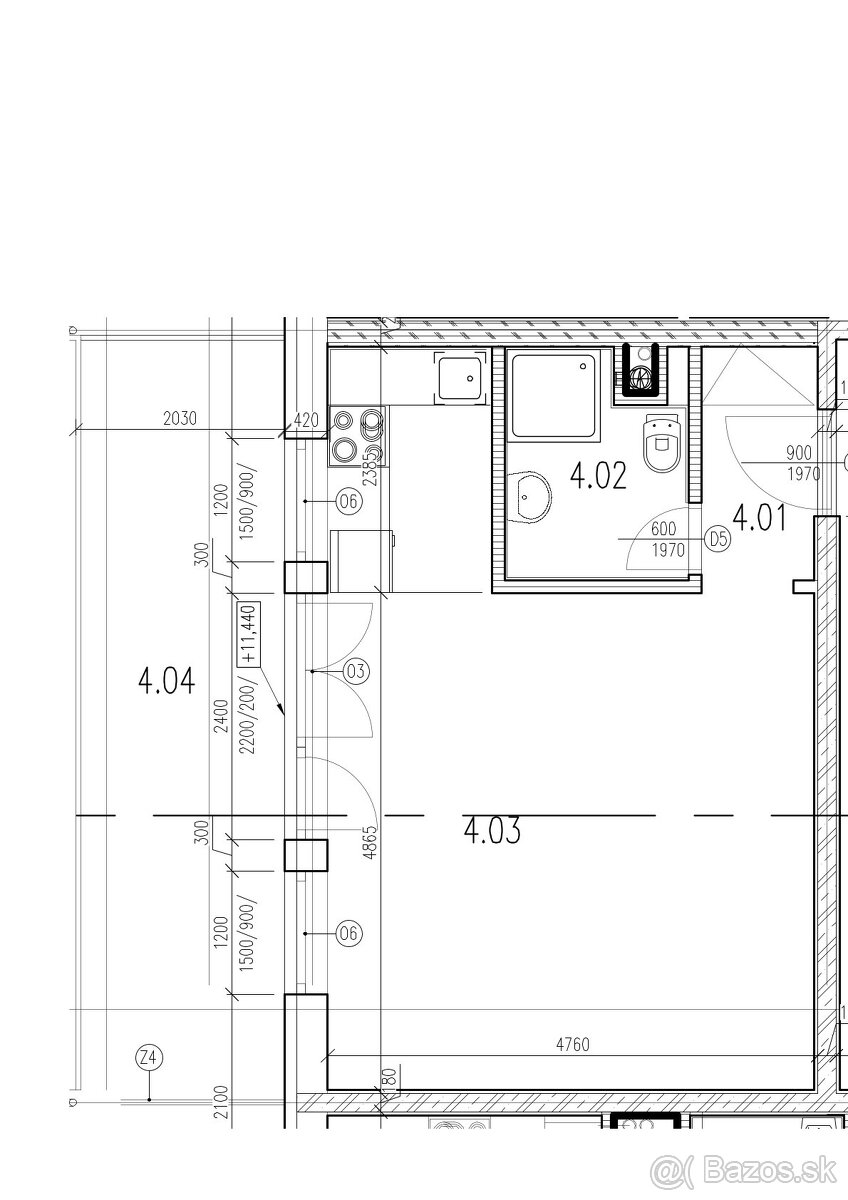 1-IZBOVÝ BYT S BALKÓNOM - 6